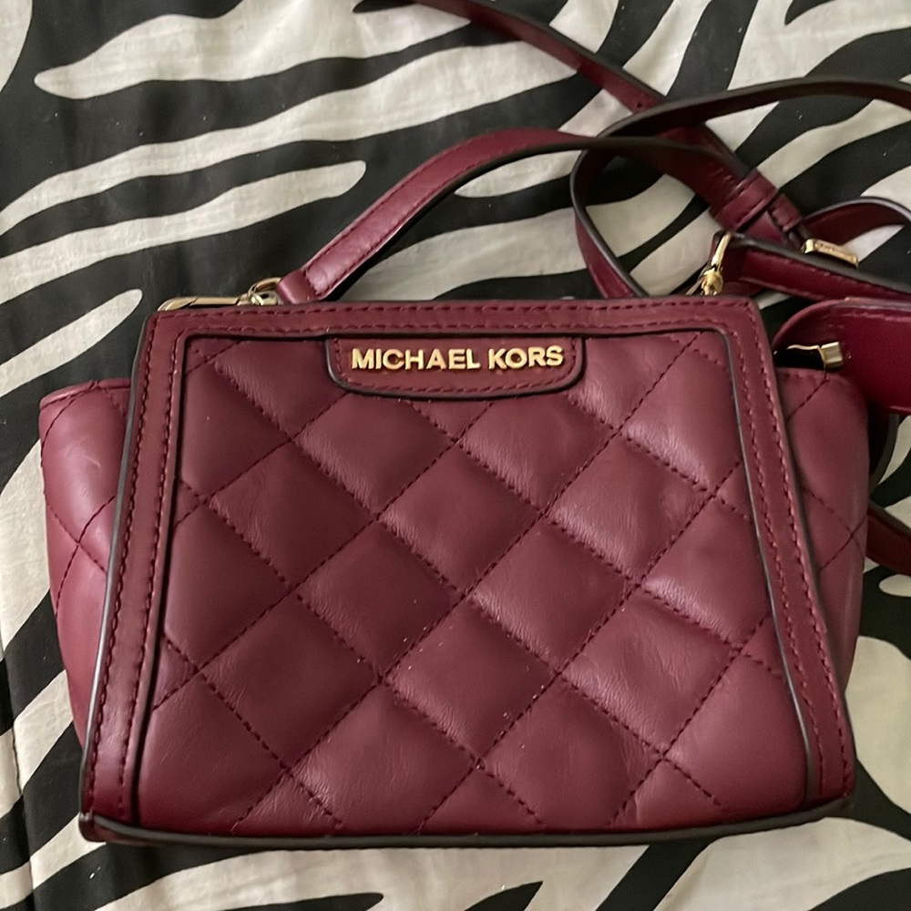 Michael Kors Red Crossbody Mini Bag